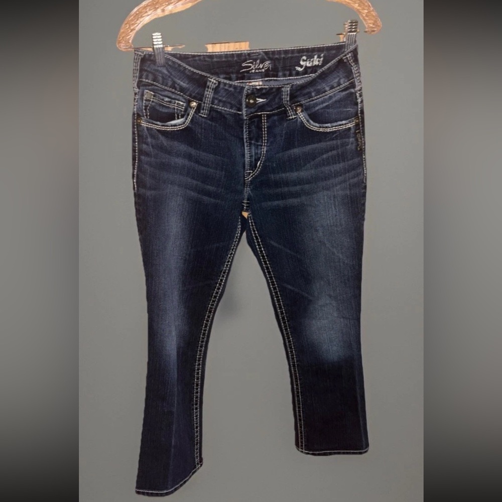 Women’s Silver Jeans Suki  Crop Size W27 Nice